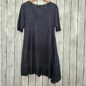 Eileen Fisher Linen And Silk Dress